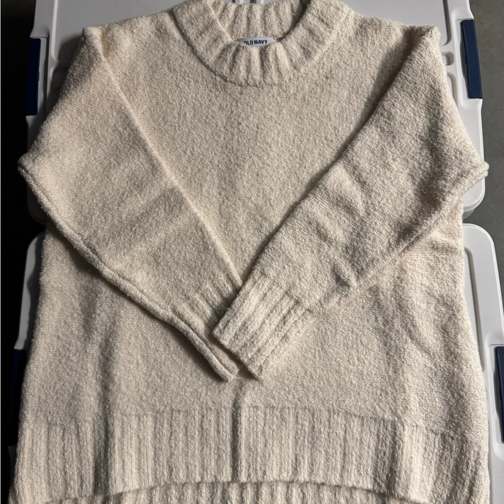 Old Navy Cream Turtleneck Sweater